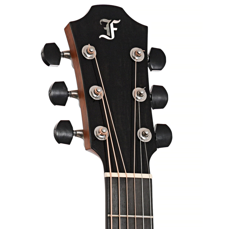Front headstock of Furch Yellow Deluxe Gc-SR Acoustic, Spruce & Rosewood