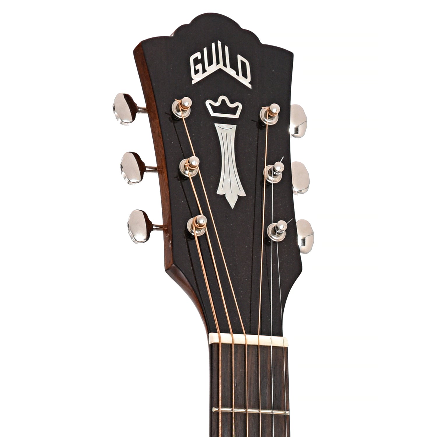 Front headstock of Guild D-120 Acoustic