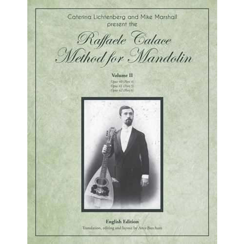 Image 1 of The Raffaele Calace Method for Mandolin - Volume II, English Edition - SKU# 644-9 : Product Type Media : Elderly Instruments