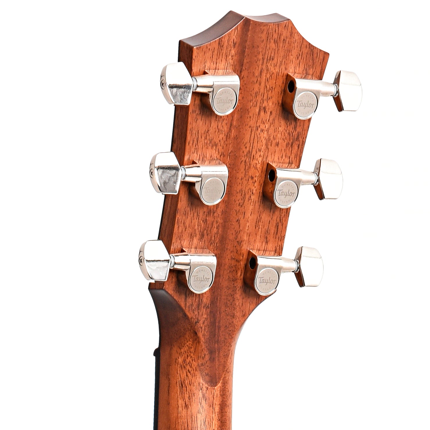 back headstock of Taylor 314ce Left Handed