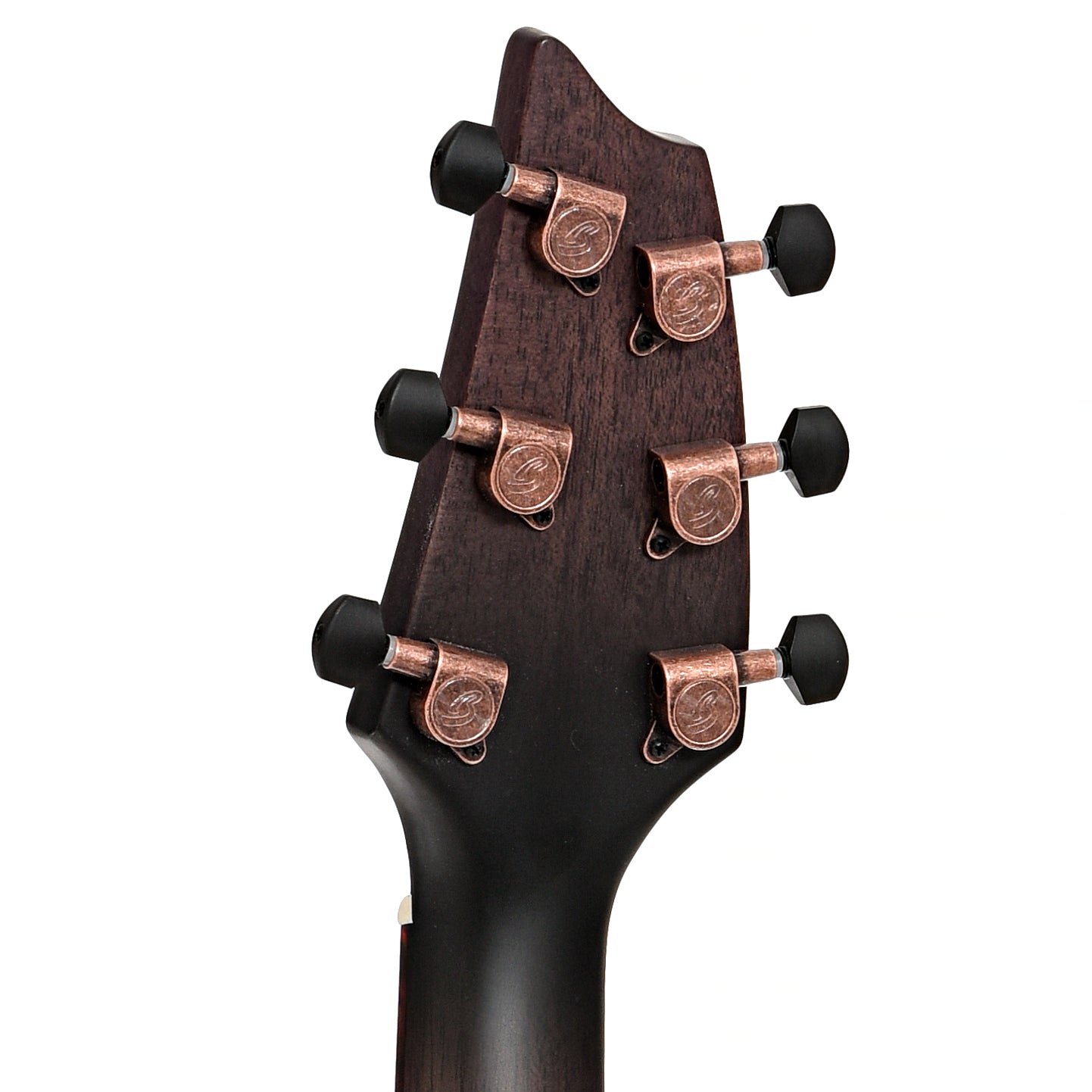 Back headstock of Breedlove Limited Edition Pursuit Exotic S Concert Blackberry CE