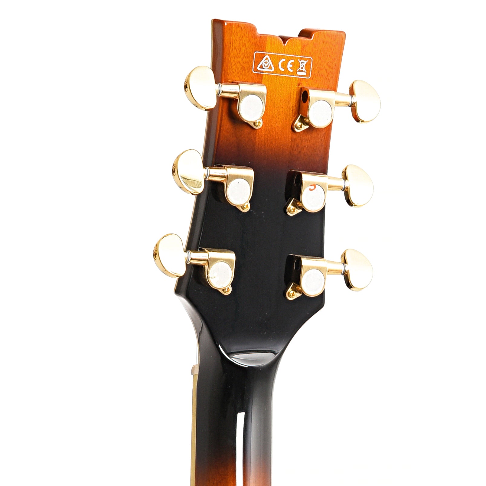 Back Headstock of Ibanez JSM10 Semi-Hollowbody Guitar