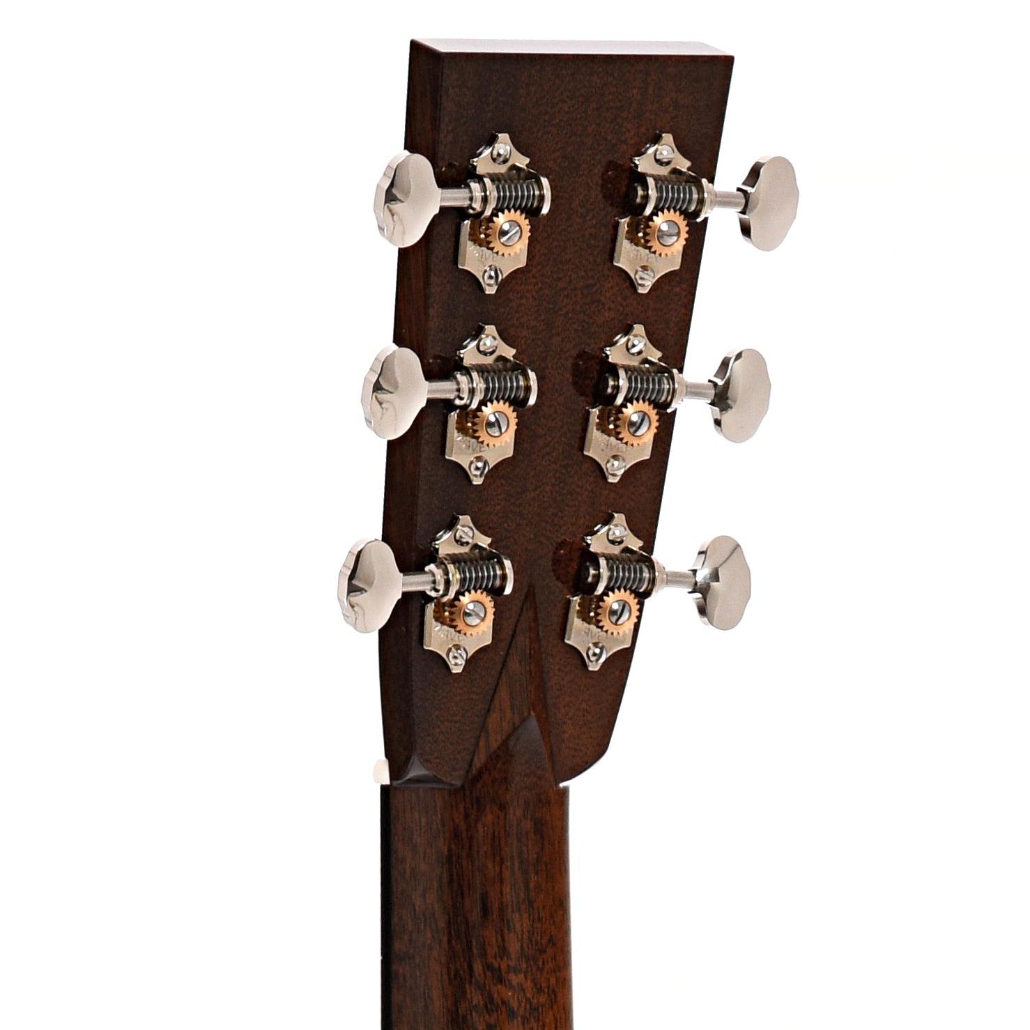 Back headstock of Collings OM2H Guitar & Case, 1-11/16" Nut
