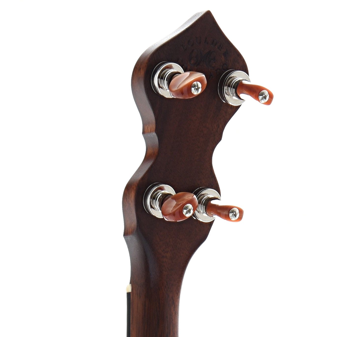 Image 7 of Ome Custom Alpha 12" Openback Banjo & Case, Mahogany - SKU# OMEALPHA-12CUST : Product Type Open Back Banjos : Elderly Instruments