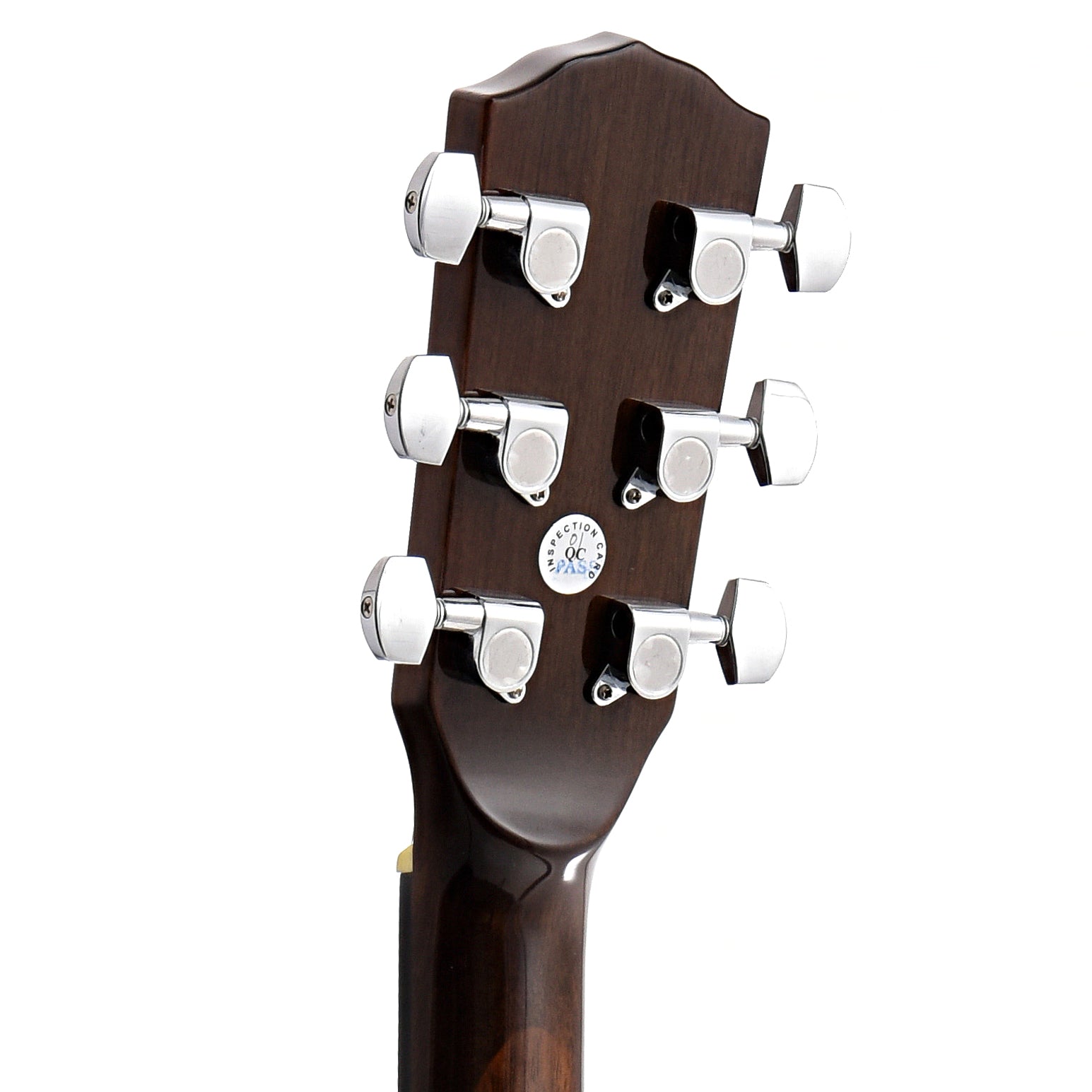 Back Headstock of Fender CD-60 Dreadnought Acoustic Guitar