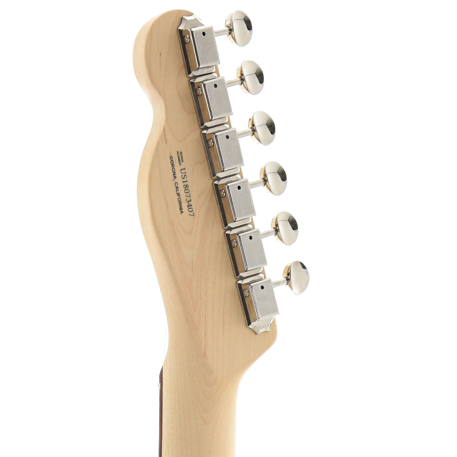 Back Headstock of Fender American Performer Telecaster