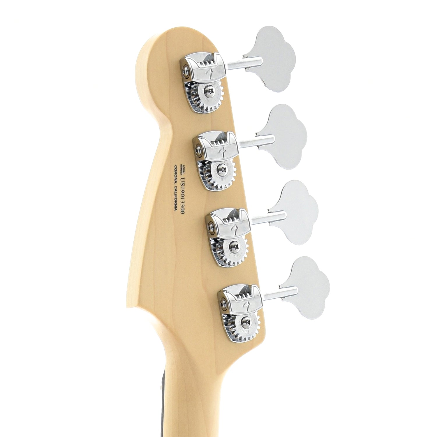 Back Headstock of Fender American Performer Mustang Bass
