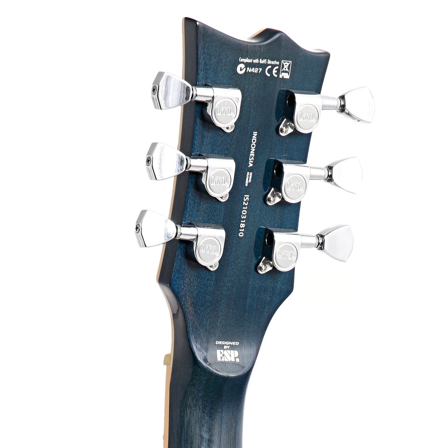Image 10 of ESP LTD EC-256FM Electric Guitar, Cobalt Blue - SKU# EC256-CB : Product Type Solid Body Electric Guitars : Elderly Instruments