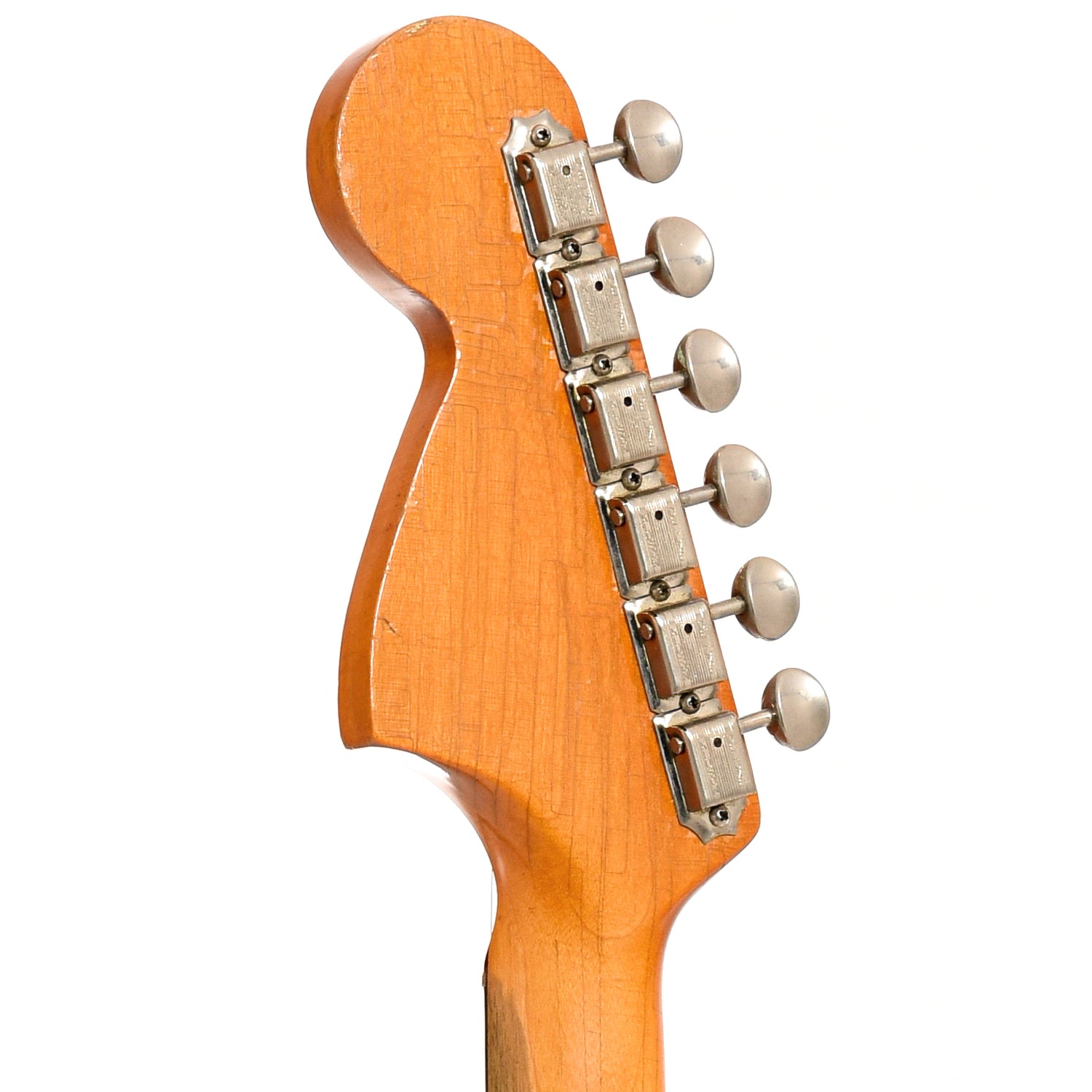 Back headstock of 1966 Fender Stratocaster
