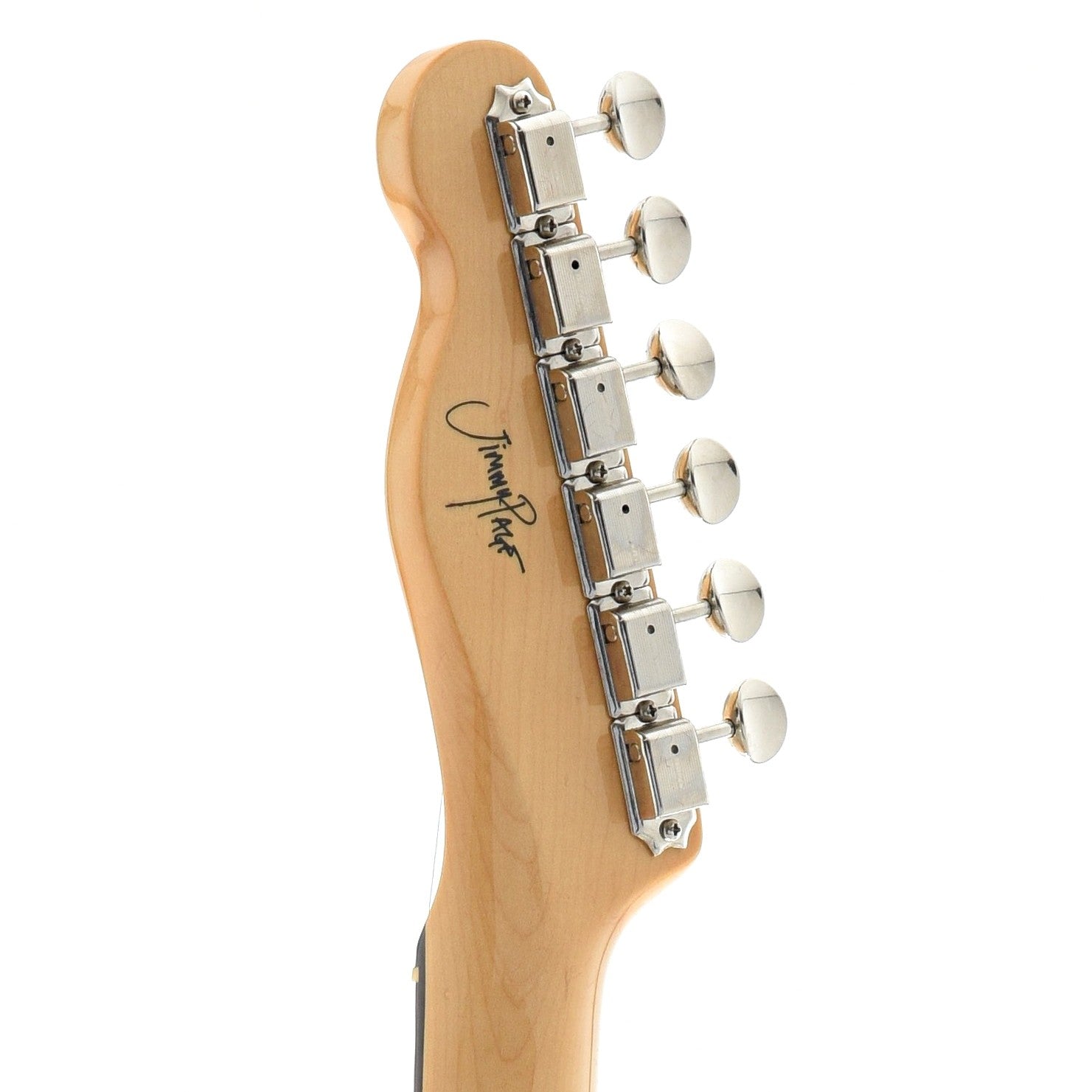 Back headstock of Fender Jimmy Page Mirror Telecaster
