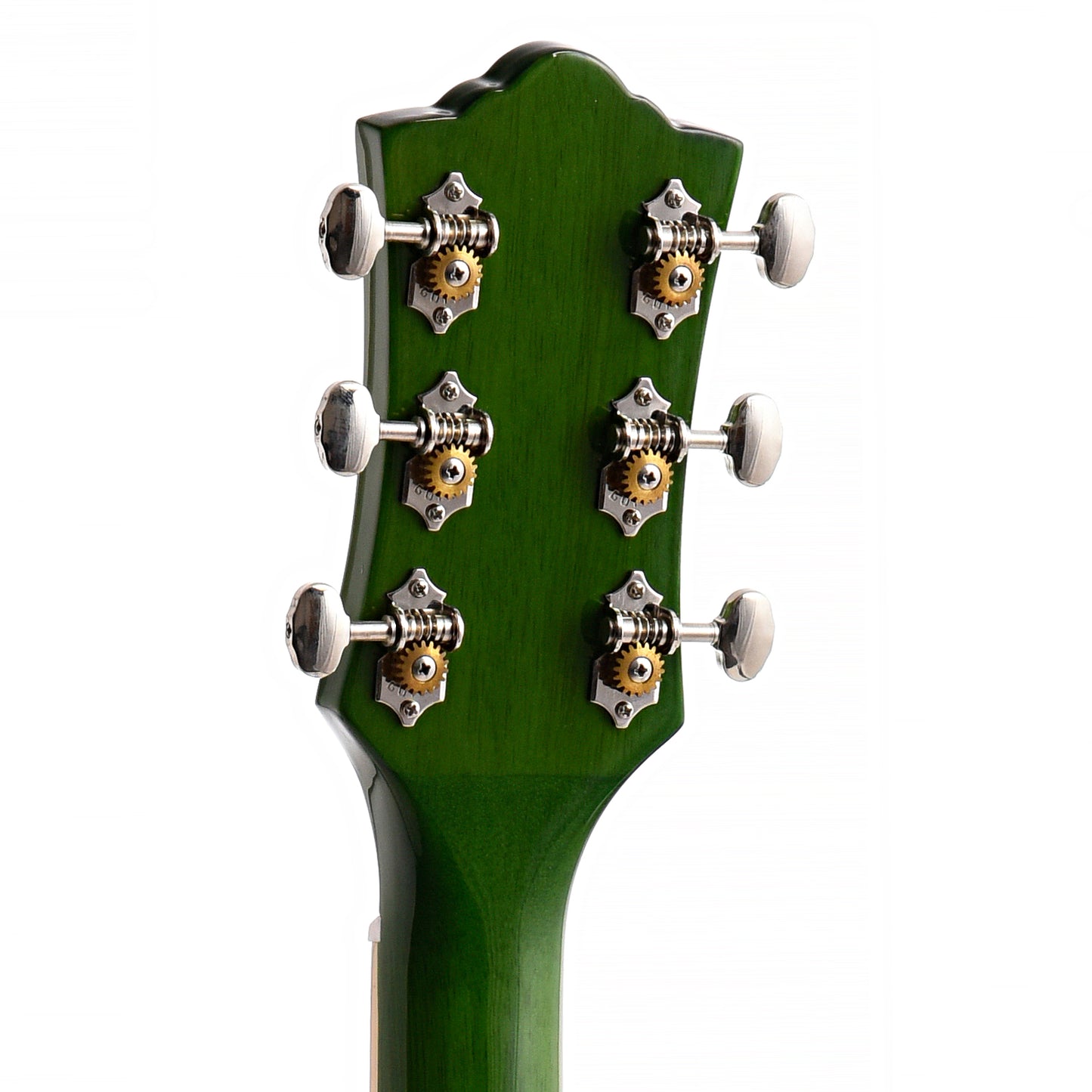 Image 7 of Guild Starfire I Double Cutaway Semi-Hollow Body Guitar with Vibrato, Emerald Green - SKU# GSF1DCV-GRN : Product Type Hollow Body Electric Guitars : Elderly Instruments