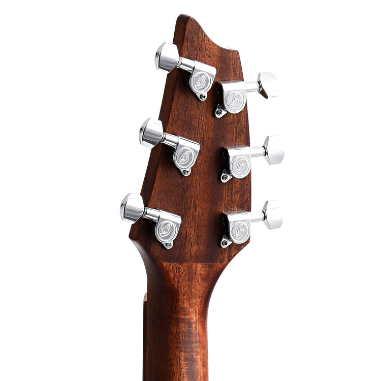 back headstock of Breedlove Eco Collection Discovery S Concert African Mahogany