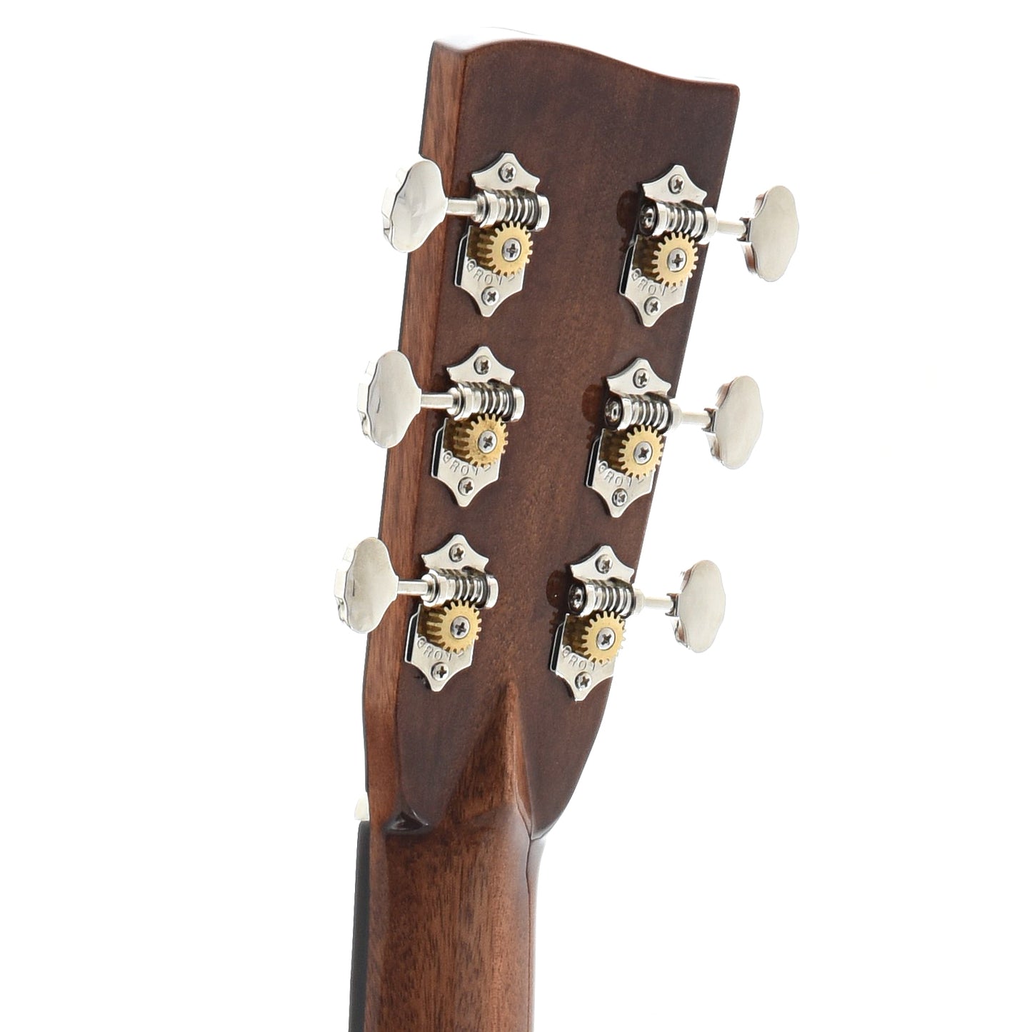 Back Headstock of Recording King RO-328 000 Acoustic Guitar 