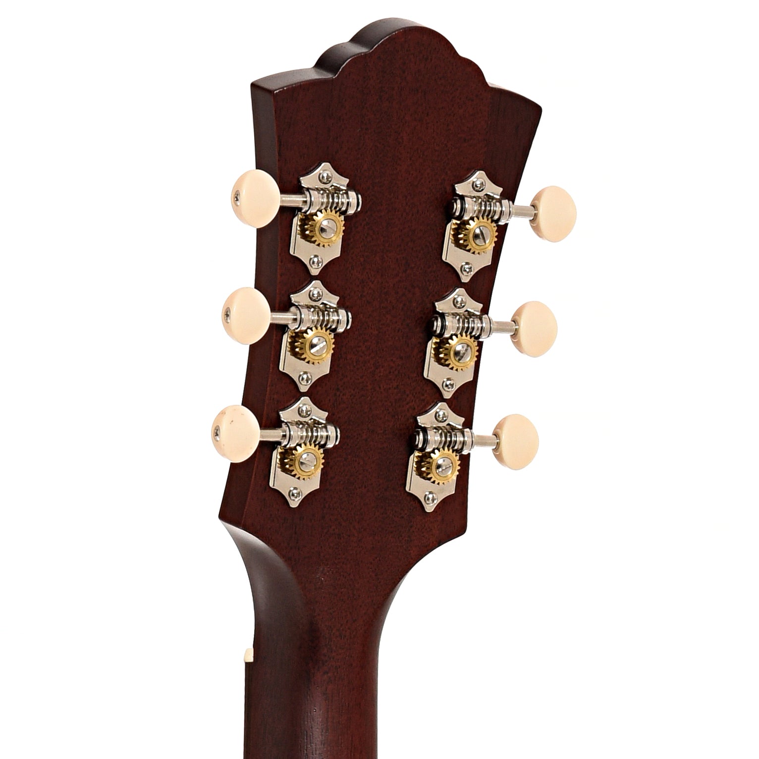 Back headstock of Guild USA D-40E Acoustic 