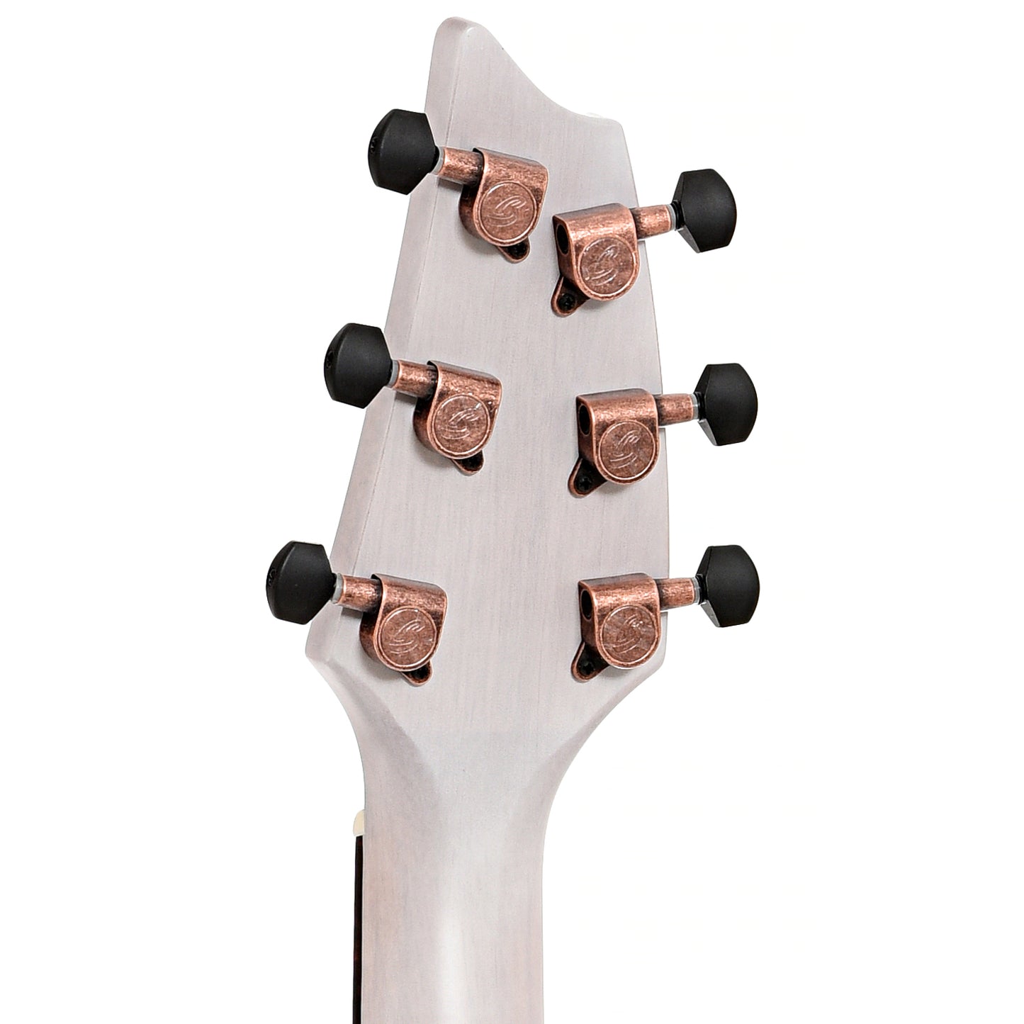 Back headstock of Breedlove Limited Edition Pursuit Exotic S Concert White Sand CE