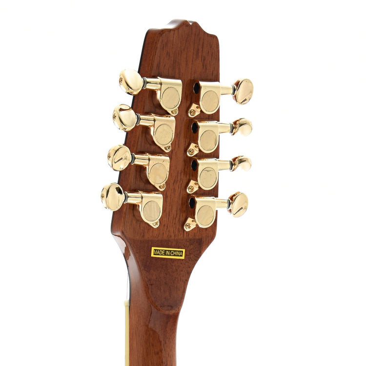 Back Headstock of Gold Tone OM-800 Plus Octave Mandolin with Pickup