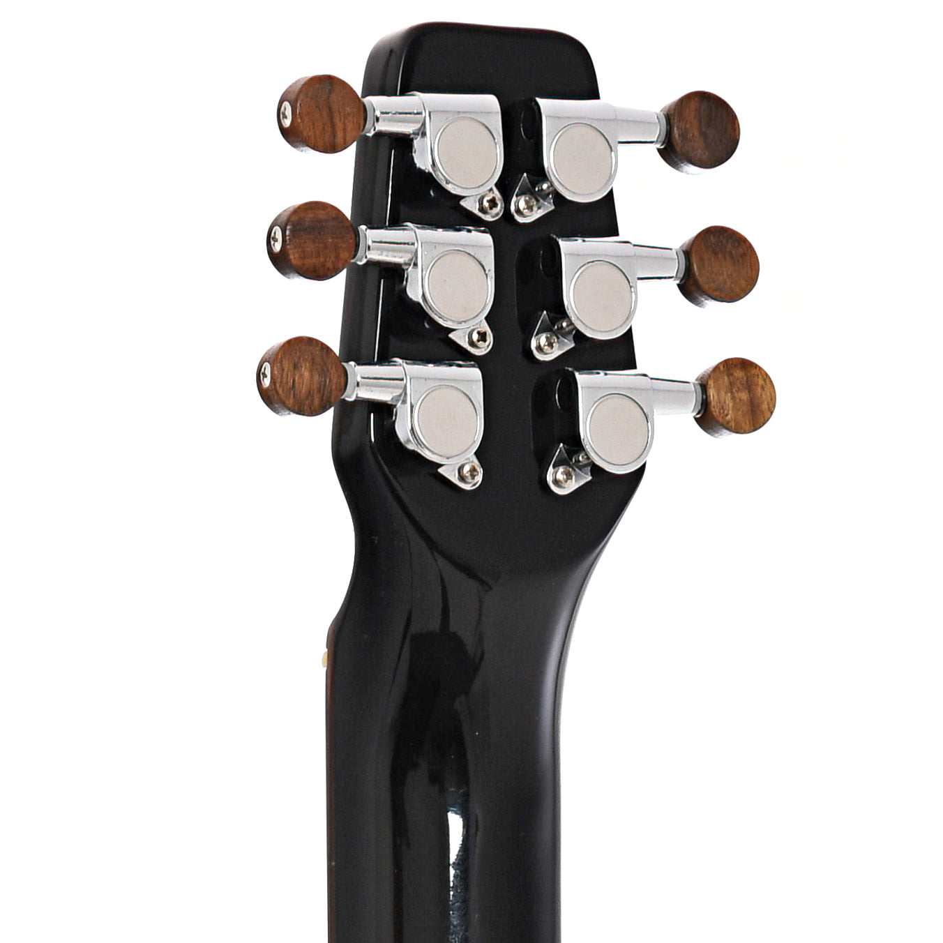 Back headstock of Klos Hybrid Custom Travel Guitar