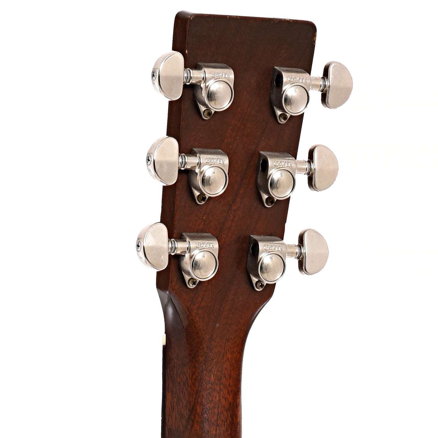 Back headstock of Martin D-18 Acoustic