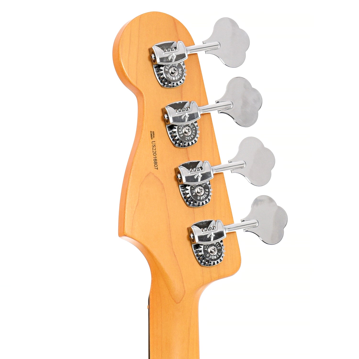 Back headstock of Fender Precision Pro II Electric Bass 