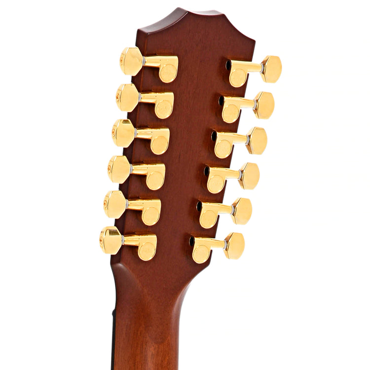 Back headstock of Taylor K62ce Limited Edition 12-String