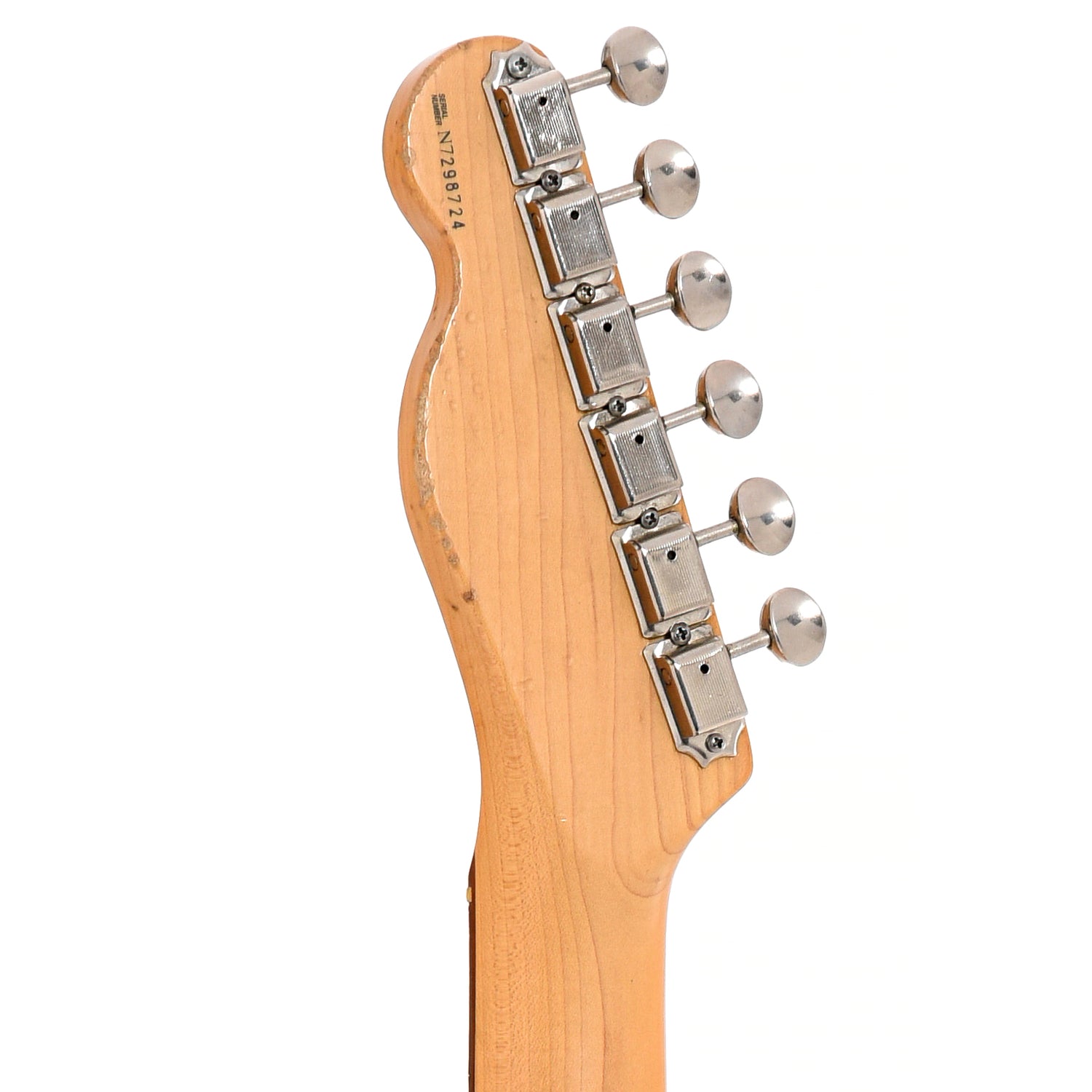 Back headstock of Parts T-Style Electric Guitar