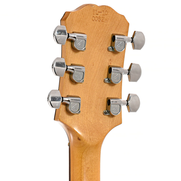 Back headstock of Pedulla Orsini EL-10 Electric Guitar
