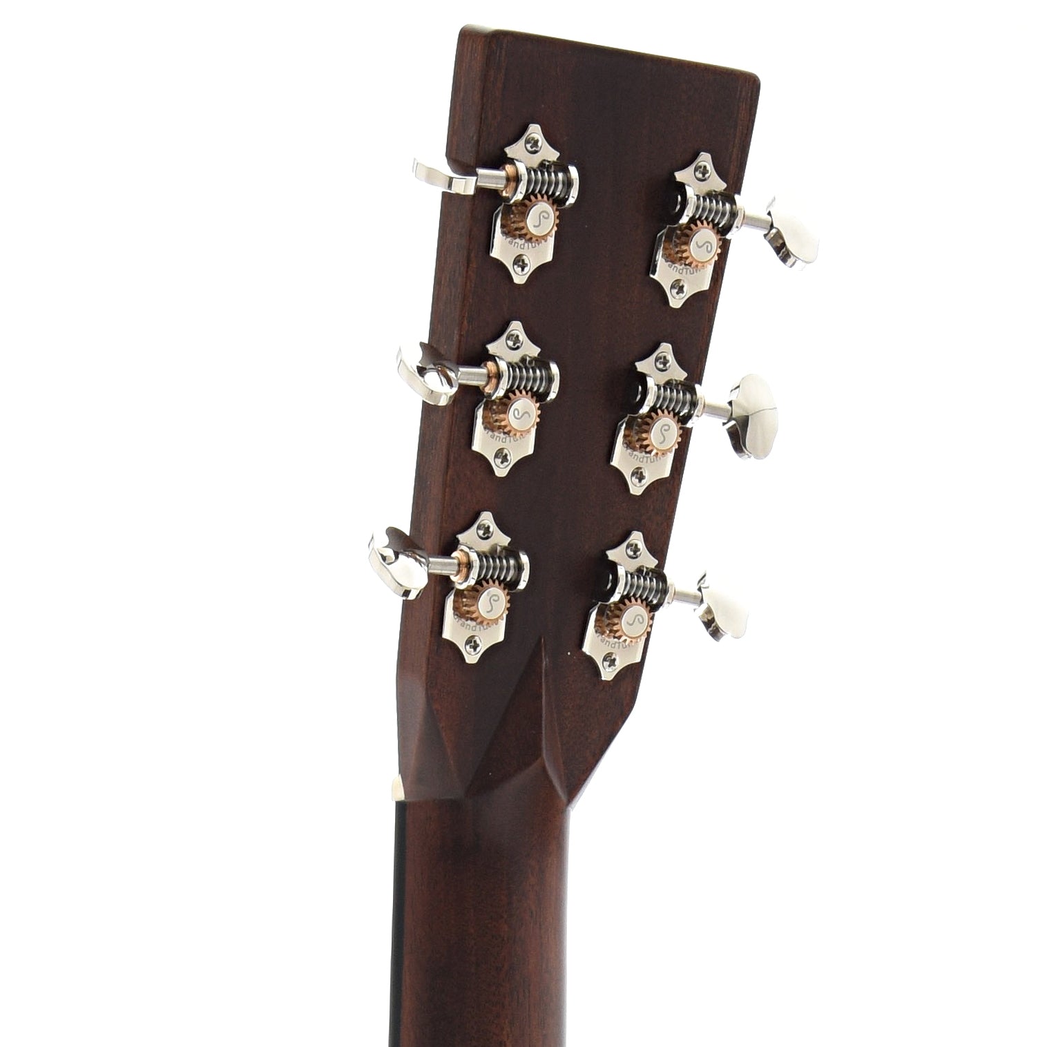 Back Headstock of Martin OM-28 Guitar 