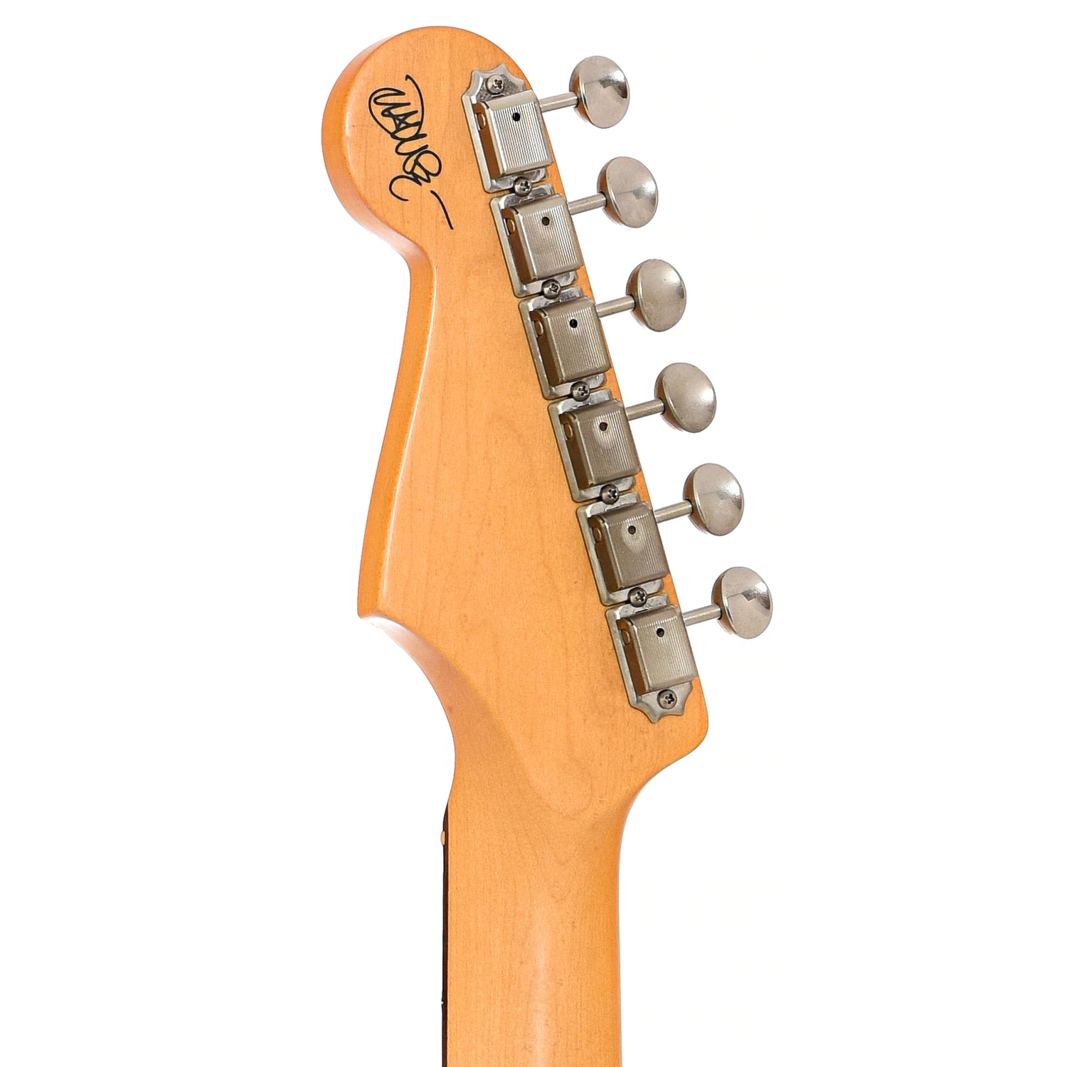 Back headstock of Fender John Mayer Stratocaster 