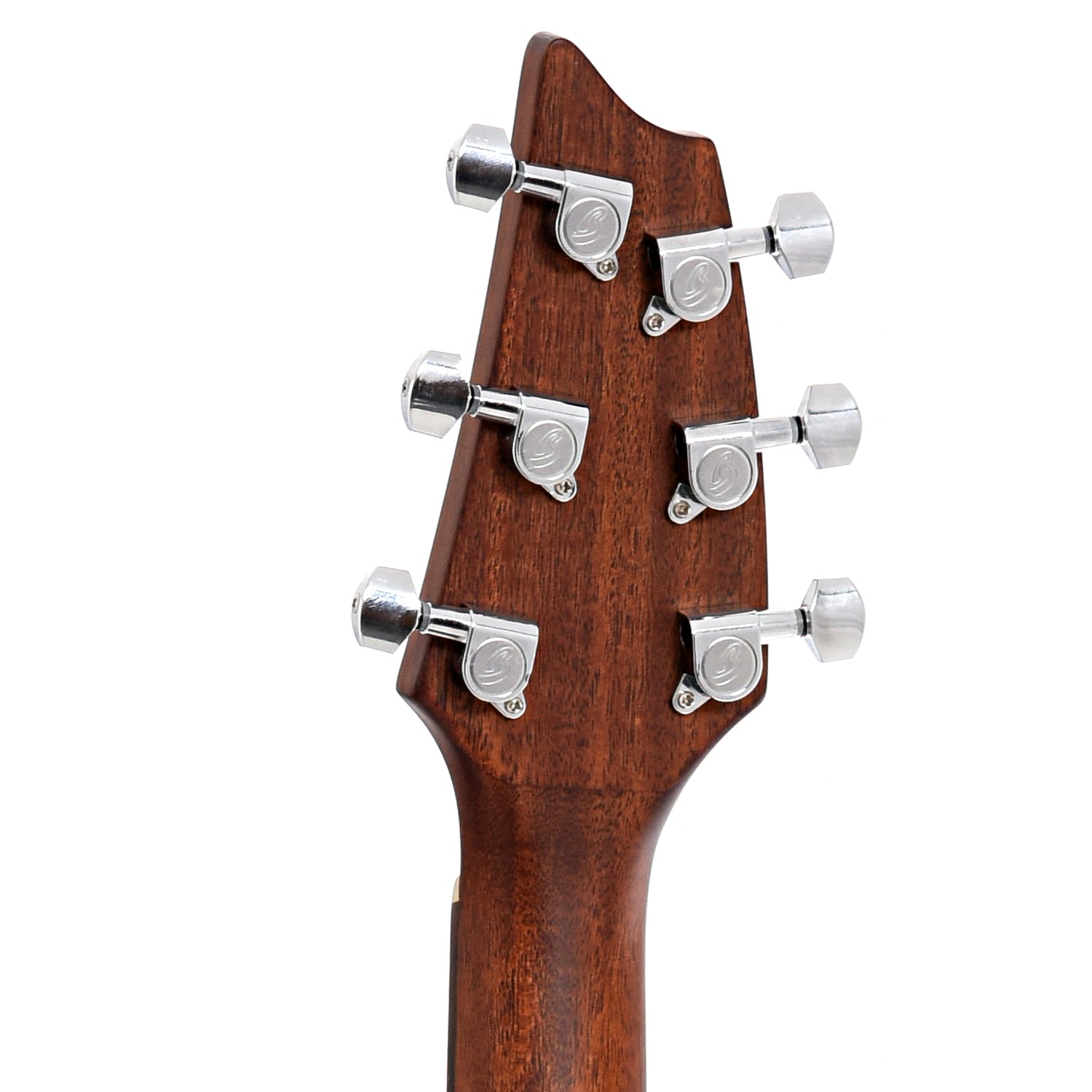 Back headstock of Breedlove Eco Collection Discovery S Concert European-African Mahogany