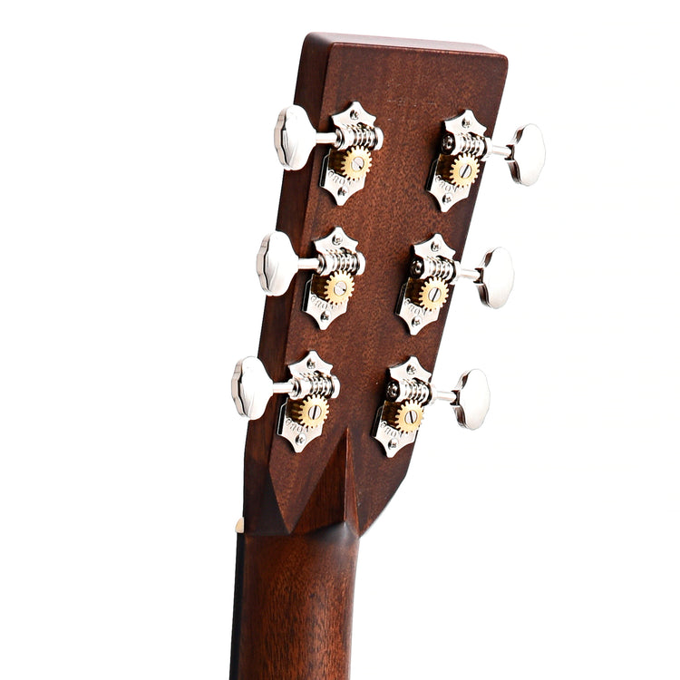 Back Headstock of Martin Custom Herringbone 28 Style Dreadnought Guitar 