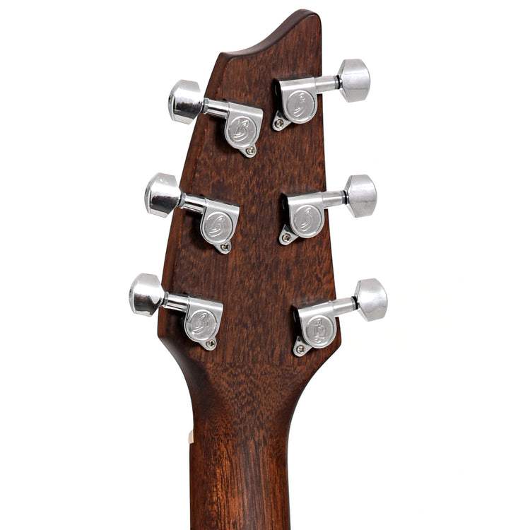 Back headstock of Breedlove Eco Collection Discovery S Concert LH European-African Mahogany