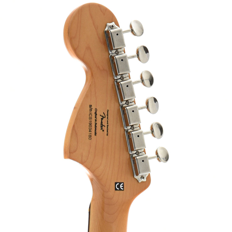 Back Headstock of Squier Classic Vibe '70s Stratocaster