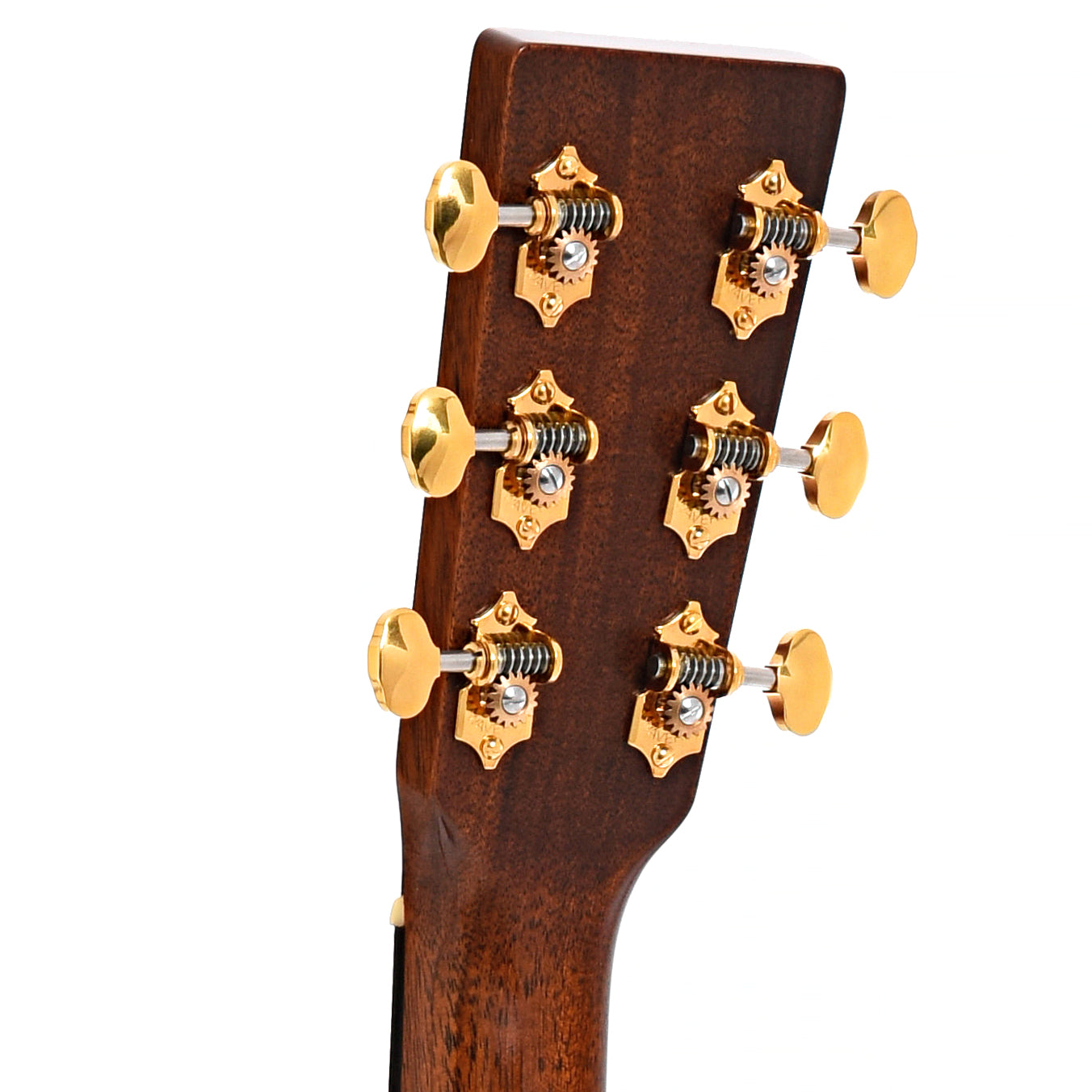 Back headstock of Martin D-18 Modern Deluxe Acoustic Guitar
