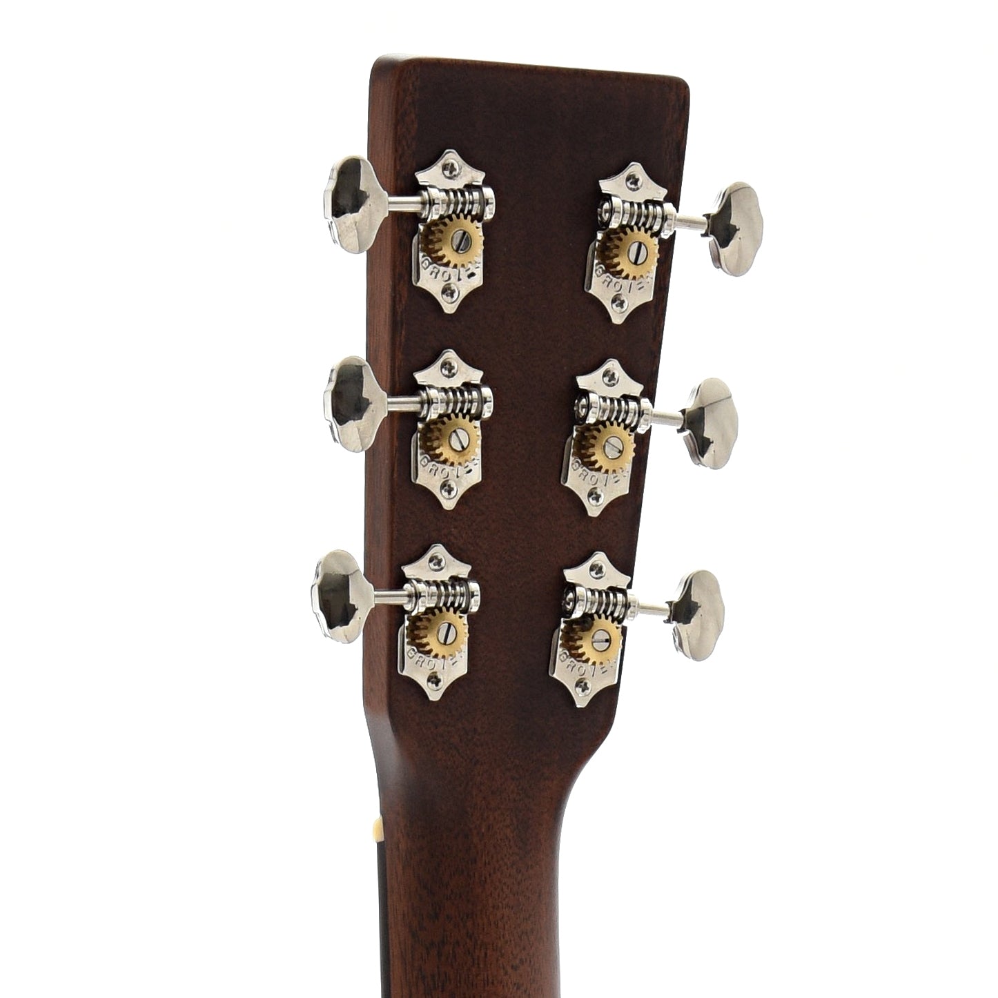 Back Headstock of Martin 00-15M Mahogany Guitar