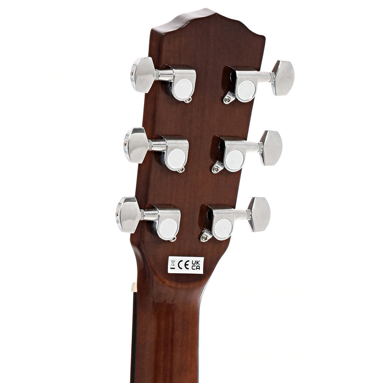 Back headstock of Fender FA-15 3/4 Scale Steel String Acoustic 