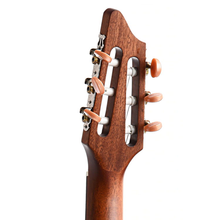 Back headstock of Breedlove Eco Collection Discovery S Concert Nylon CE Red Cedar