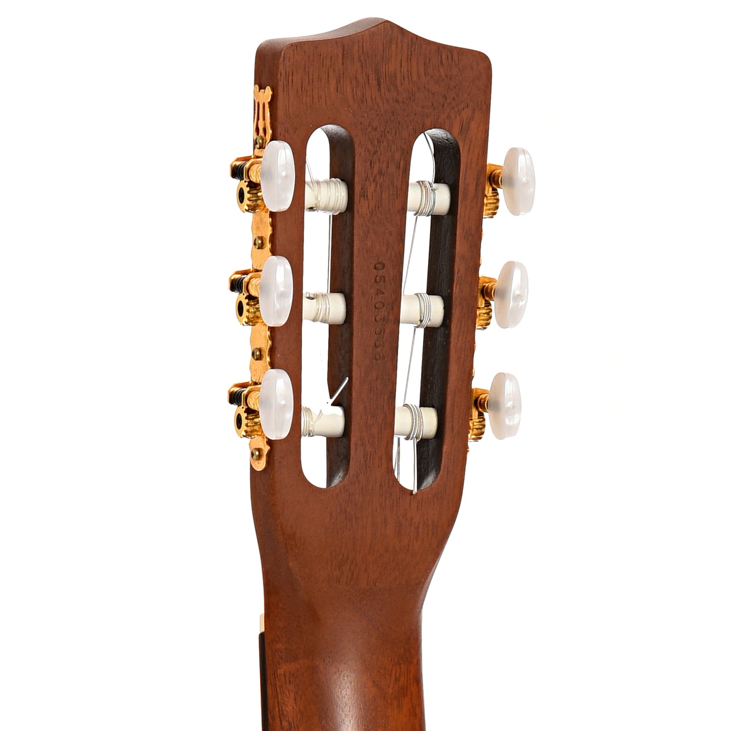 Back headstock of La Patrie CW Concert Classical