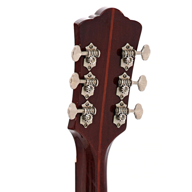 Back headstock of Guild D-40 Acoustic Guitar 