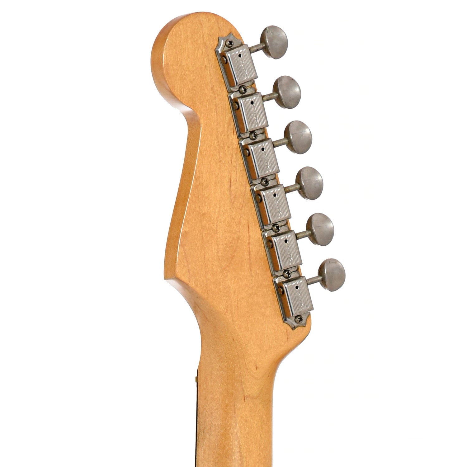 Back headstock of Fender Stratocaster Electric Guitar 