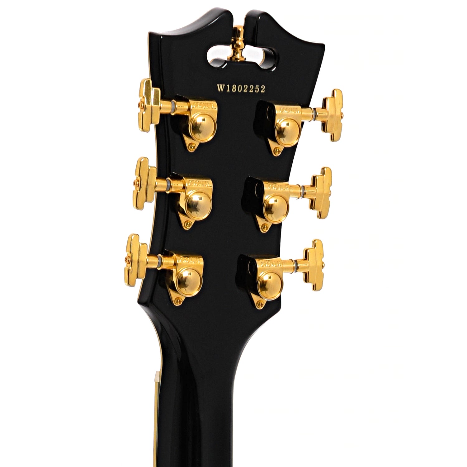 Back headstock of D'Angelico EX DCTP Hollow Body 