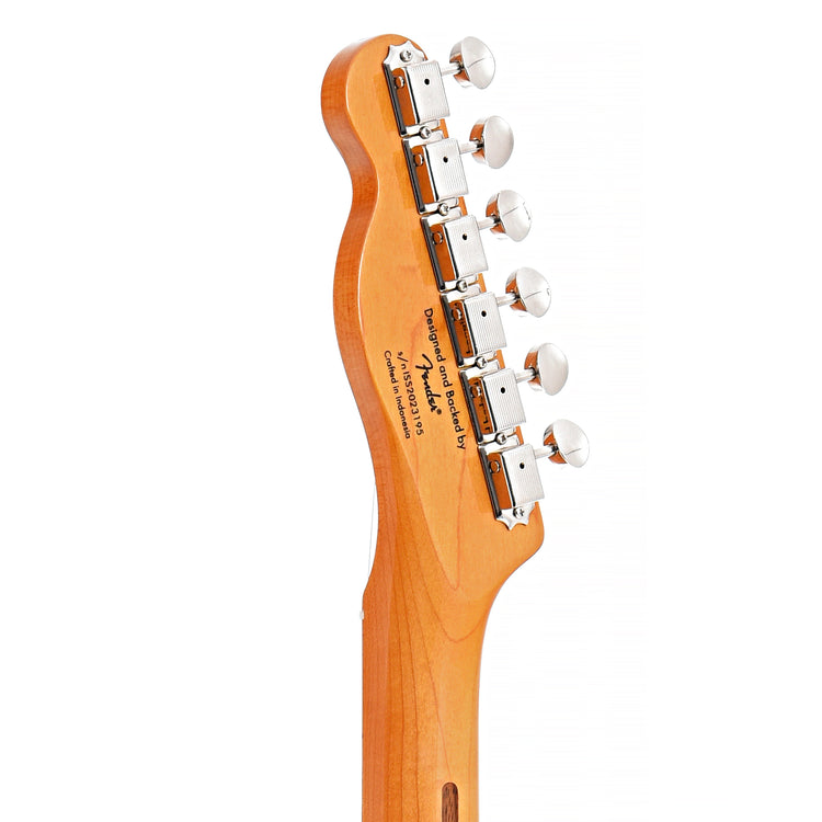 Back Headstock of Squier Classic Vibe Telecaster '50s