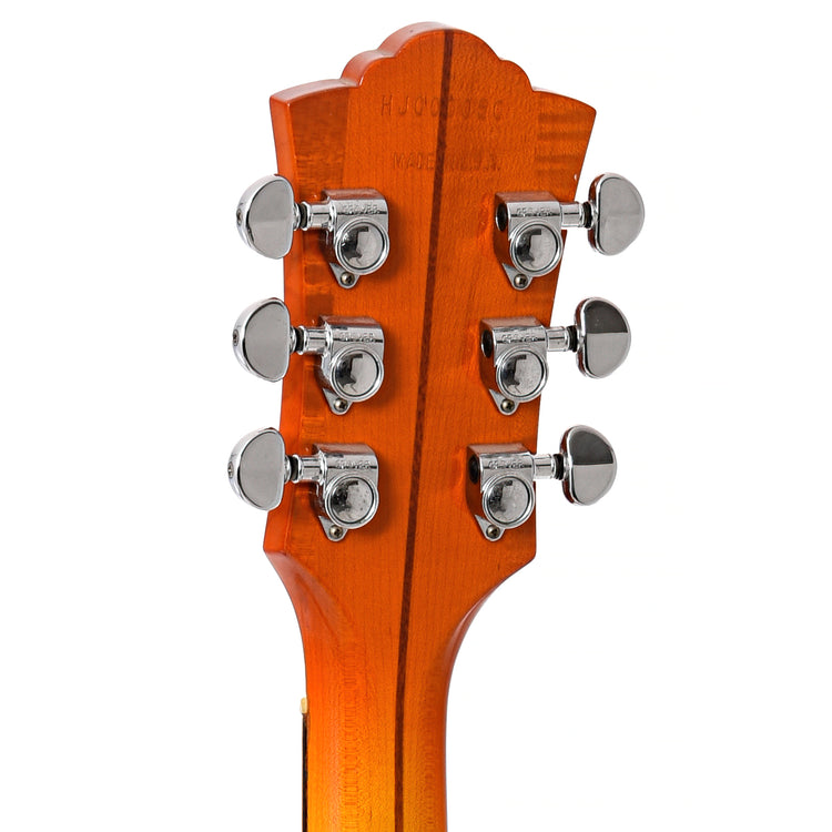 Back headstock of Guild X160-FM A.b. Hollow Body
