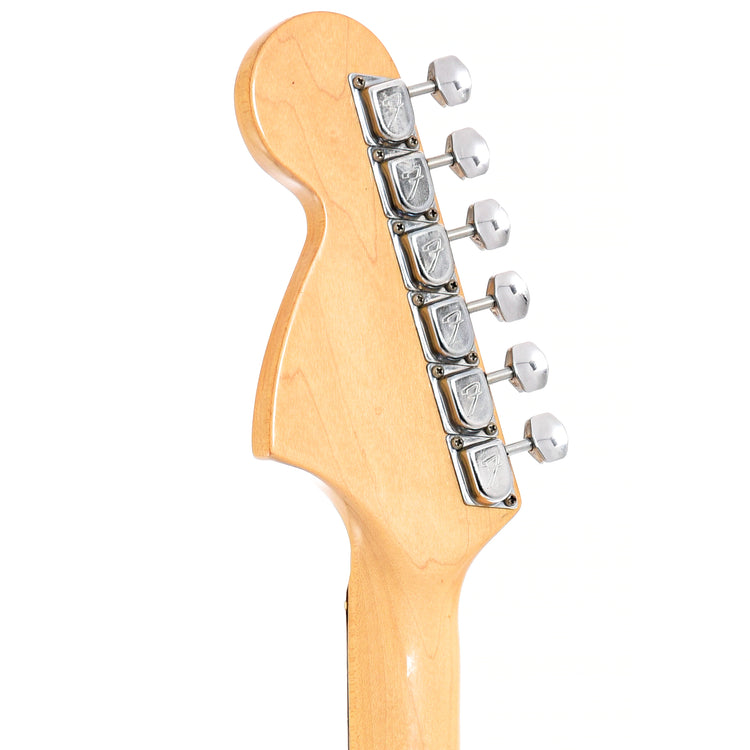 Back headstock of Fender Stratocaster 