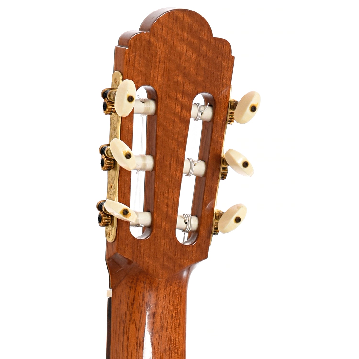 Back headstock of Cervantes Hauser Classical 