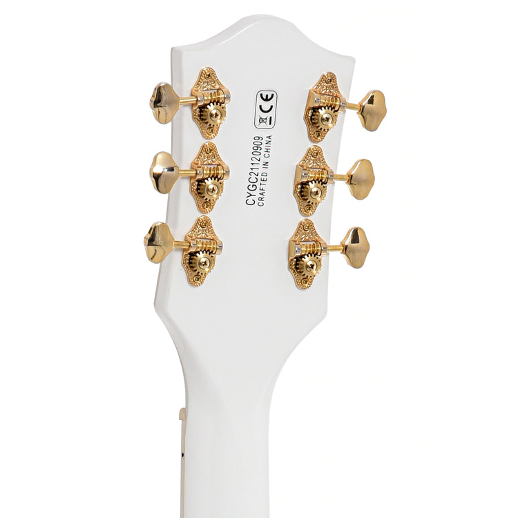 Back Headstock of Gretsch G5422GLH Electromatic Classic Hollow Body Double-Cut