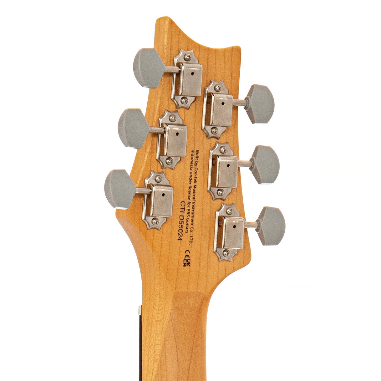 Back Headstock of PRS SE Silver Sky Electric Guitar