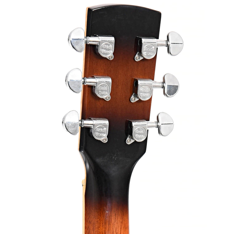 Back headstock of Gold Tone PBR-CA Resonator Guitar