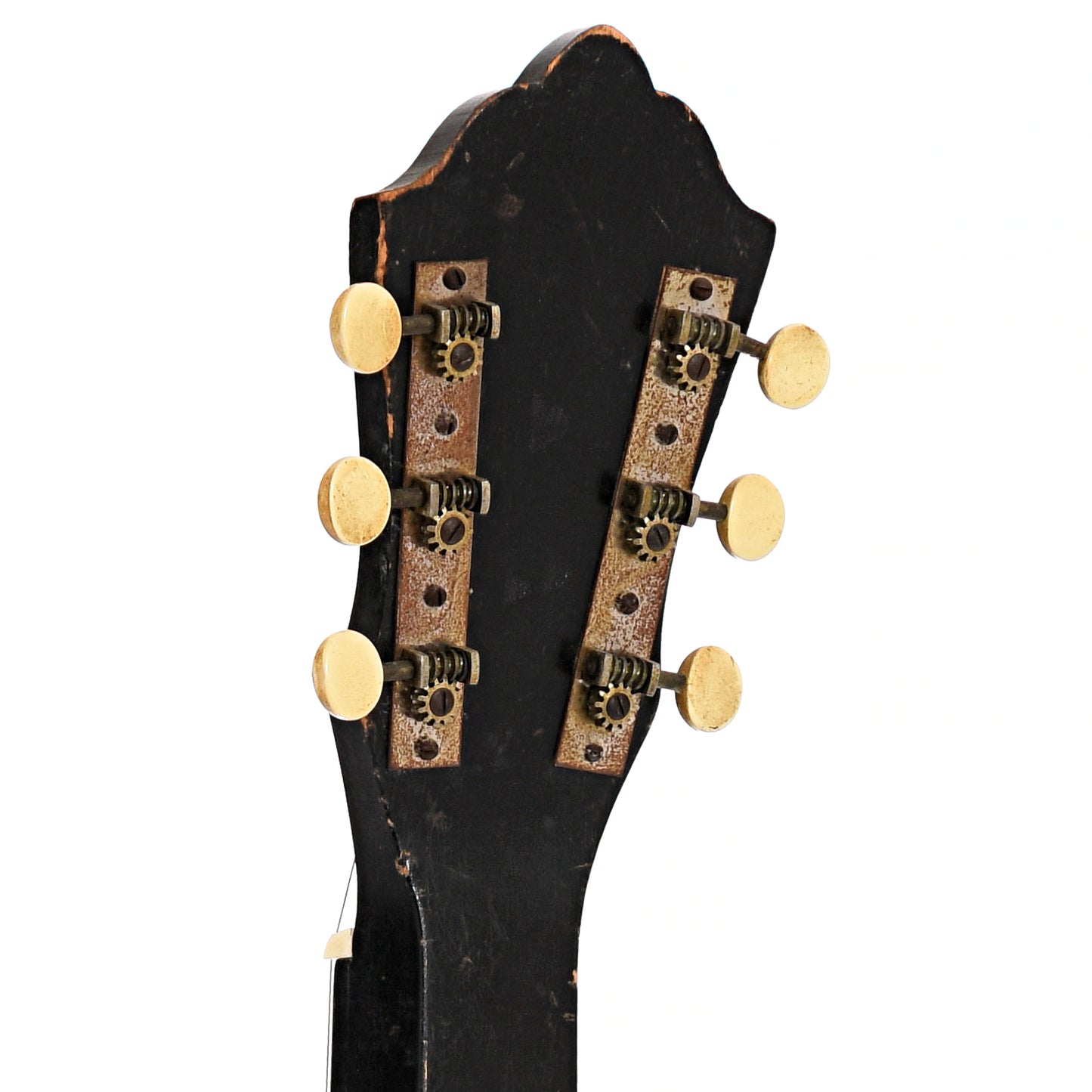 Back headstock of Oahu 66K Squareneck Hawaiian Guitar