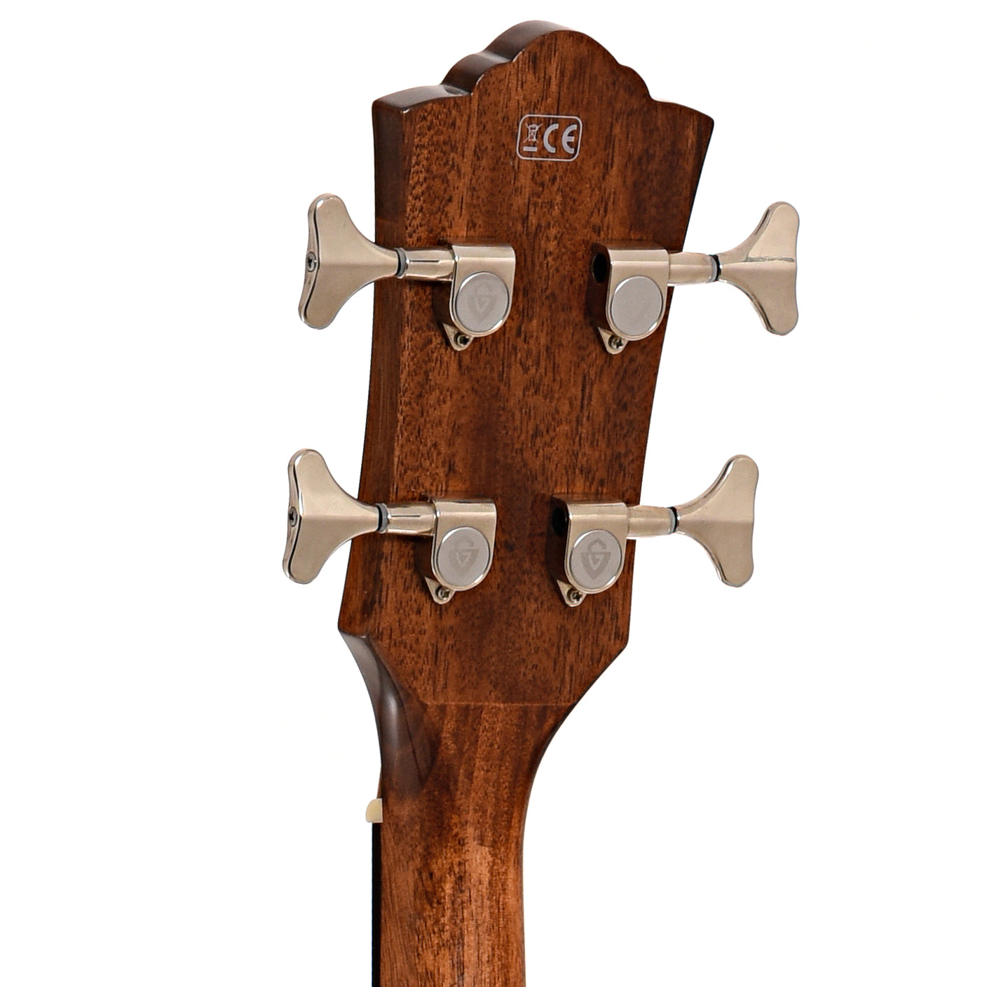 Back headstock of Guild Westerly Collection B-140E Acoustic Bass