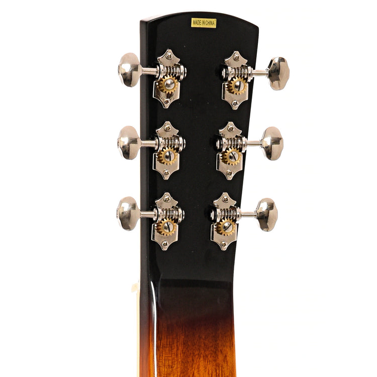 Back headstock of Regal RD-40VS Resonator Guitar